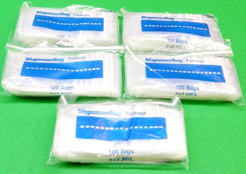 2x3 Zippit Bags Reloc 500 Zip Seal Lock Bag 2mil Clear Reclosable Baggies 2"x 3" - 第 1/6 張圖片
