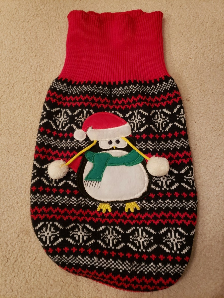 BingPet Knit Holiday Winter Pullover Dog Sweater Size Medium