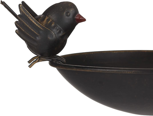Antique Cast Iron Faucet Hanging Bird Bath, Outdoor Bird Bath, Bird Feeder Seed - Picture 4 of 7