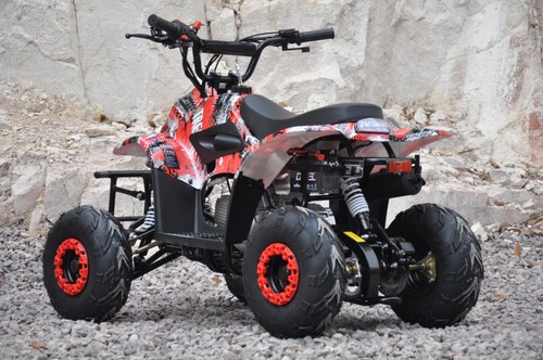MOTOWORKS 110CC sports Auto ATV QUAD Dirt Bike Gokart 4 Wheeler Buggy kids red - Picture 3 of 13