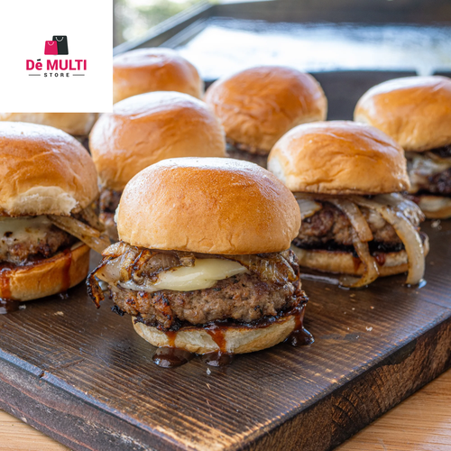 Burger a cipolla caramellata per barbecue strofinare e condire per grigliare, 5,4 oz - Foto 7 di 12