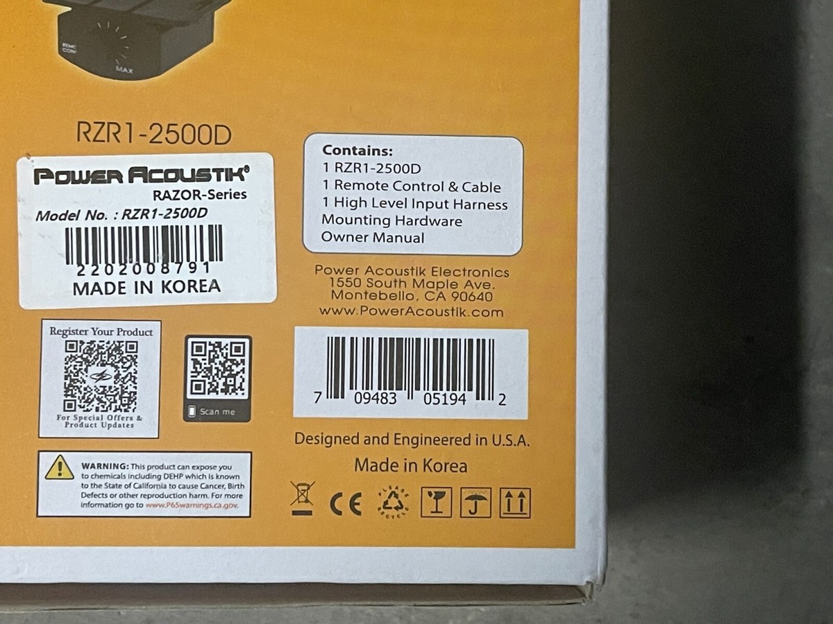 PowerAcoustik u.s.a　ウーファー Power Acoustik Electronics - Walmart.com