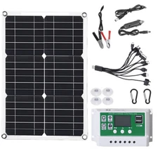600W Solar Panel Kit 100A 12V Battery Charger with Controller Caravan Boat