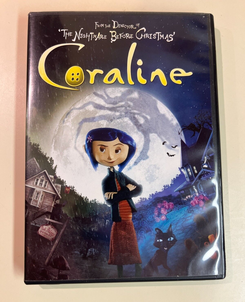 Coraline DVD, Dakota Fanning, 2009 Stop-Motion Animation