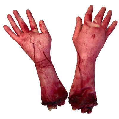 Barbed Wire Severed Limb Foot Bloody Halloween Decor Haunted Horror House Prop Barbed Wire Severed Limb Foot Bloody Halloween Decor Haunted Horror House Prop
