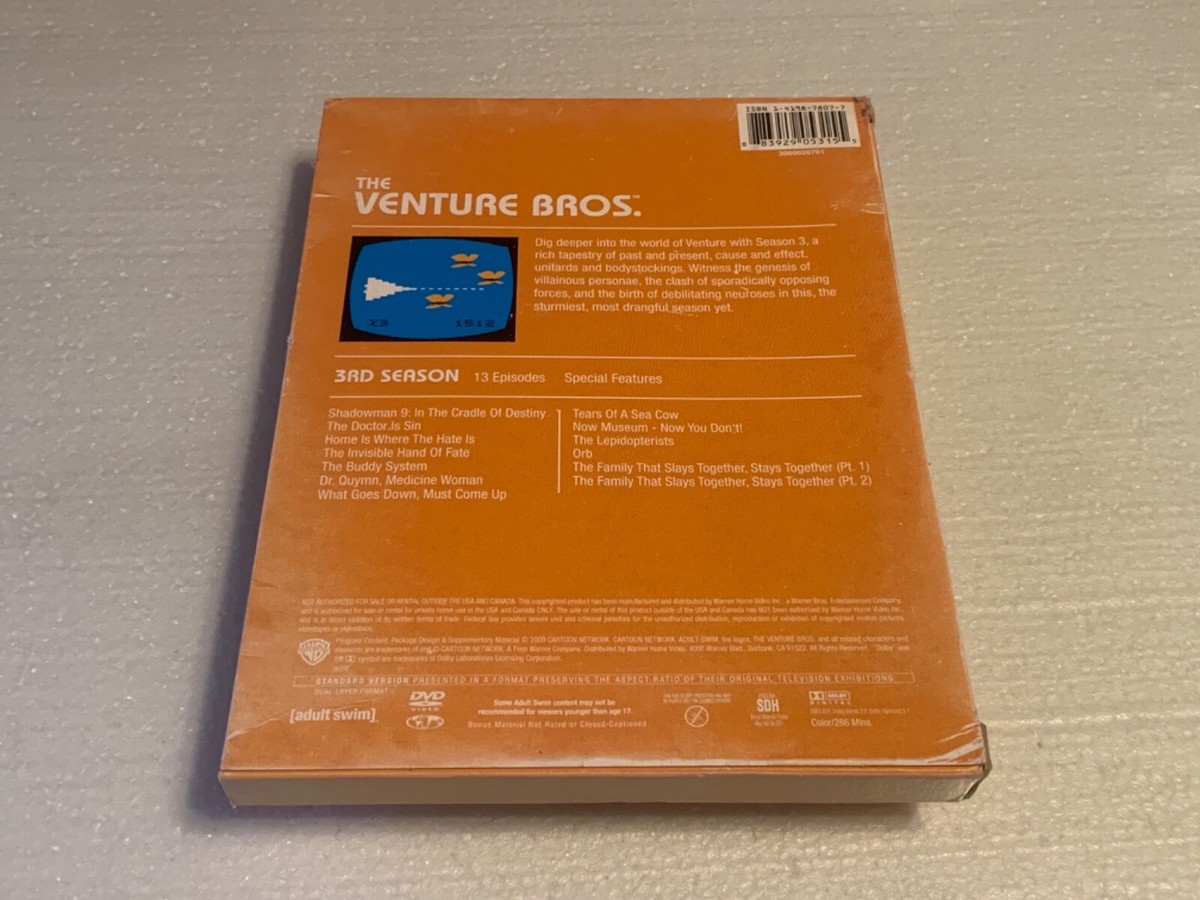 その他 Venture Bros: 3rd Season [DVD] [Import] 2mvetro MINT DISCS!] The Venture Bros. - Season 3 (DVD, 2009, 2-Disc