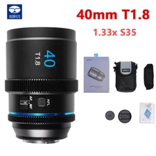 SIRUI 40mm T1.8 1.33x S35 Auto Focus Prime Cine Lens for Sony Nikon Fujifilm M43