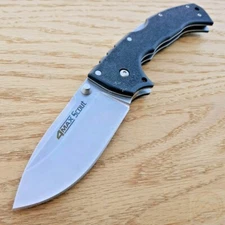 Cold Steel  4-Max Scout Folding Knife 4" AUS-10A Steel Blade Griv-Ex Handle