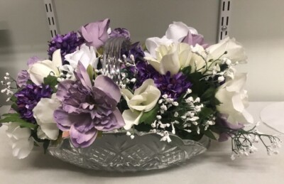 Godinger Dublin Crystal Handled Basket By Shannon Crystal Stunning In Box.(F6)