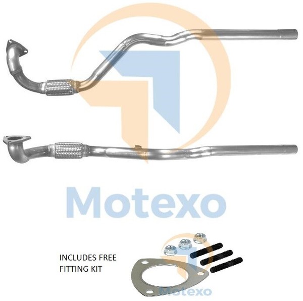 BM70602 Opel Astra Mk.5 1.6 (Z16XEP Motor) 1/04-11/10 Auspuff Vorne Link Pipe-image