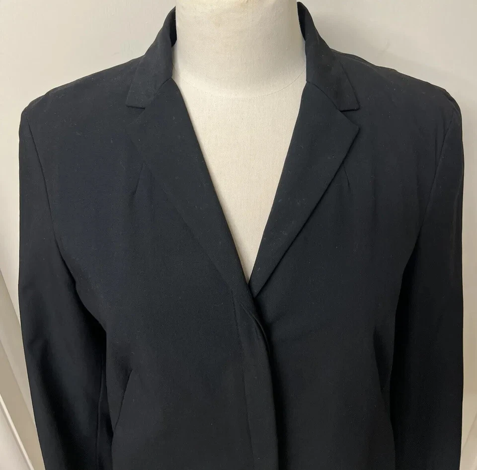 Chaqueta Blazer EMANUEL UNGARO Mujer Negra ~ EE. UU. 10 UE 44 ~ De Colección Foto 4 de 4