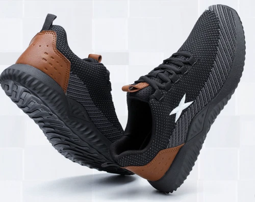 Scarpe da lavoro uomo donna cappuccio acciaio leggero DE scarpe antinfortunistiche scarpe sportive - Foto 2 di 24