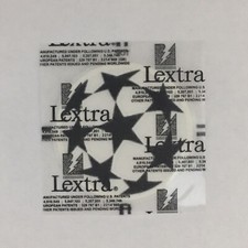 UCL CHAMPIONS LEAGUE star ball patch 97/03 football badge Lextra