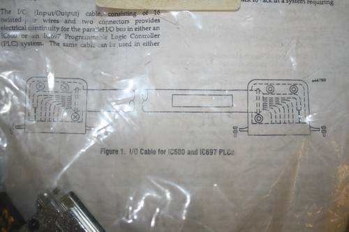 NEW FANUC IC600WD005B I/O CABLE 5 FEET - Picture 4 of 6