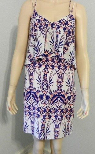Vestido multicolor floral de verano forrado con correas de espagueti talla mediana (6/8) - Imagen 2 de 8