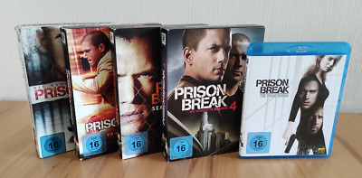 Prison Break: Staffel 1 - 4  (als DVD) + The Final Break (als Blu-ray)