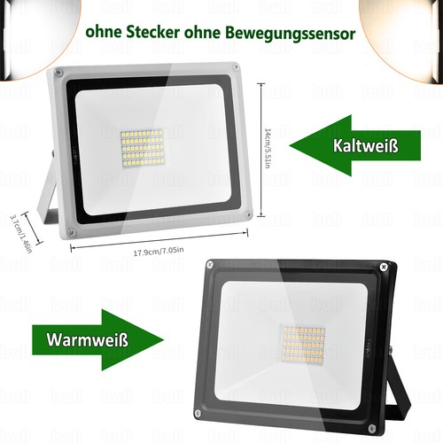 Faretto proiettore led 10W 30W 50W 100W con telecomando spina faro RGB - Foto 138 di 177