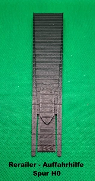 MARKENLOS Re-Railer Aufgleishilfe Spur H0 - Farbe nach Verfügbarkeit - 3D Druck PLA