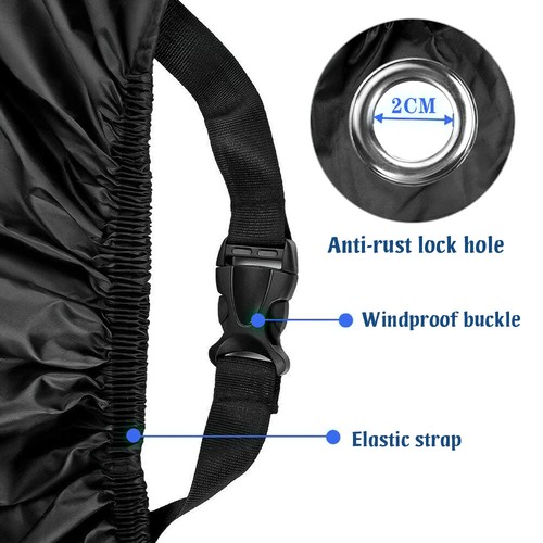 4XL Motorrad Abdeckung Abdeckplane Motorradplane Outdoor Schutzhülle Wasserdicht - Bild 12 von 16