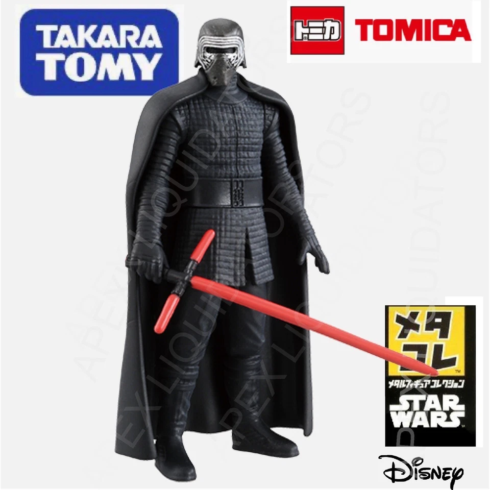 Mini figura de acción Star Wars Kylo Ren 15 The Last Jedi Takara Tomy Metacolle Foto 4 de 4
