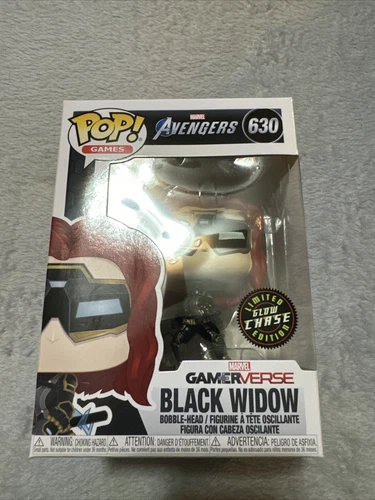 Funko Pop! Black Widow #630 GITD Chase Marvel Glow In The Dark Gamerverse