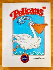Pelicans by Lester Cooper, Vintage Hardcover Oversized Book, 1st Edition