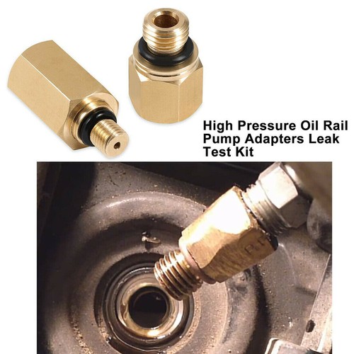 High Pressure Oil Rail Adapters Leak Test Kit Fit For Ford 6.0L Diesel Engine - Picture 5 of 11