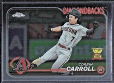 2024 Topps Chrome Baseball #267 Corbin Carroll RC - Arizona Diamondbacks - MINT