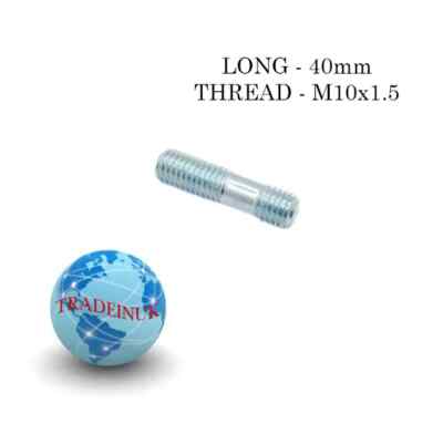 M10 x 1,5 mm Steigung Auspuff Ansaugstutzen Stehbolzen Doppelendgewinde für KFZ