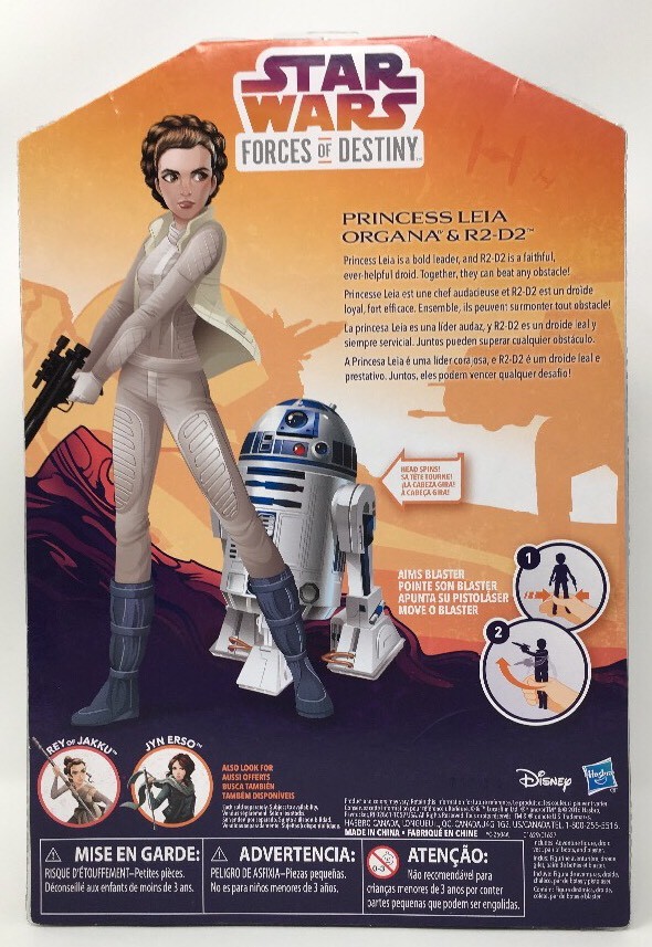 その他 Star Wars Forces of Destiny Action figures - Princess Leia Organa and R2-D2 Star Wars Forces of Destiny Princess Leia Organa R2-D2