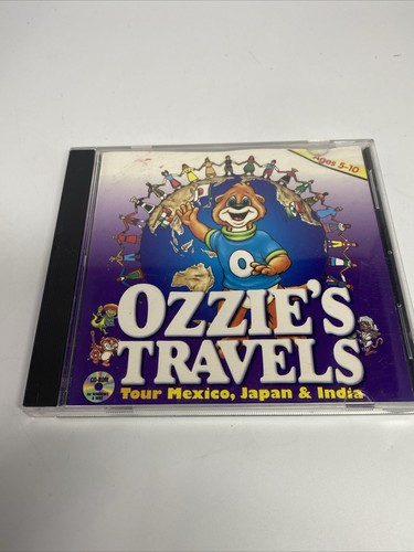 Ozzie's Travels Mexico, Japan, India PC CD Rom 1996 Window & Mac Ages 5+ - Picture 2 of 7