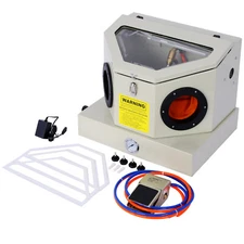 Sandblaster Professional Lab Sandblaster w/Led for Surface Treatment of Material