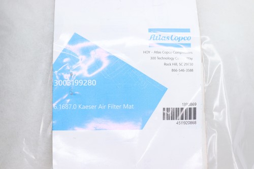 Kaeser High-Efficiency Pleated Media Air Filter Mat Element Replacement 6.1687.0 - Picture 2 of 4