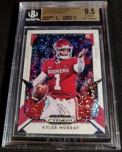 BGS 9.5 RC /15 KYLER MURRAY SSP WHITE SPARKLE PRIZM ⚡TRUE ROOKIE #101 2019 Prizm