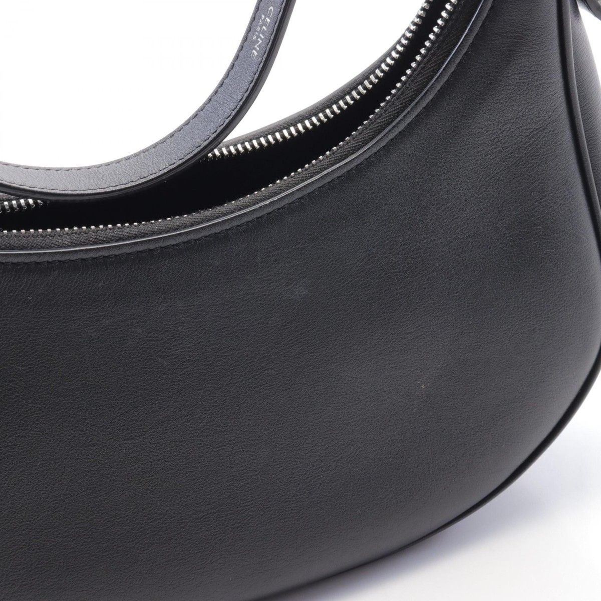 CELINE AVA Handbag leather Black Used Women logo | eBay