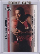 LeBRON JAMES ROOKIE CARD Upper Deck RC Basketball 2003/04 Cleveland Cavaliers!
