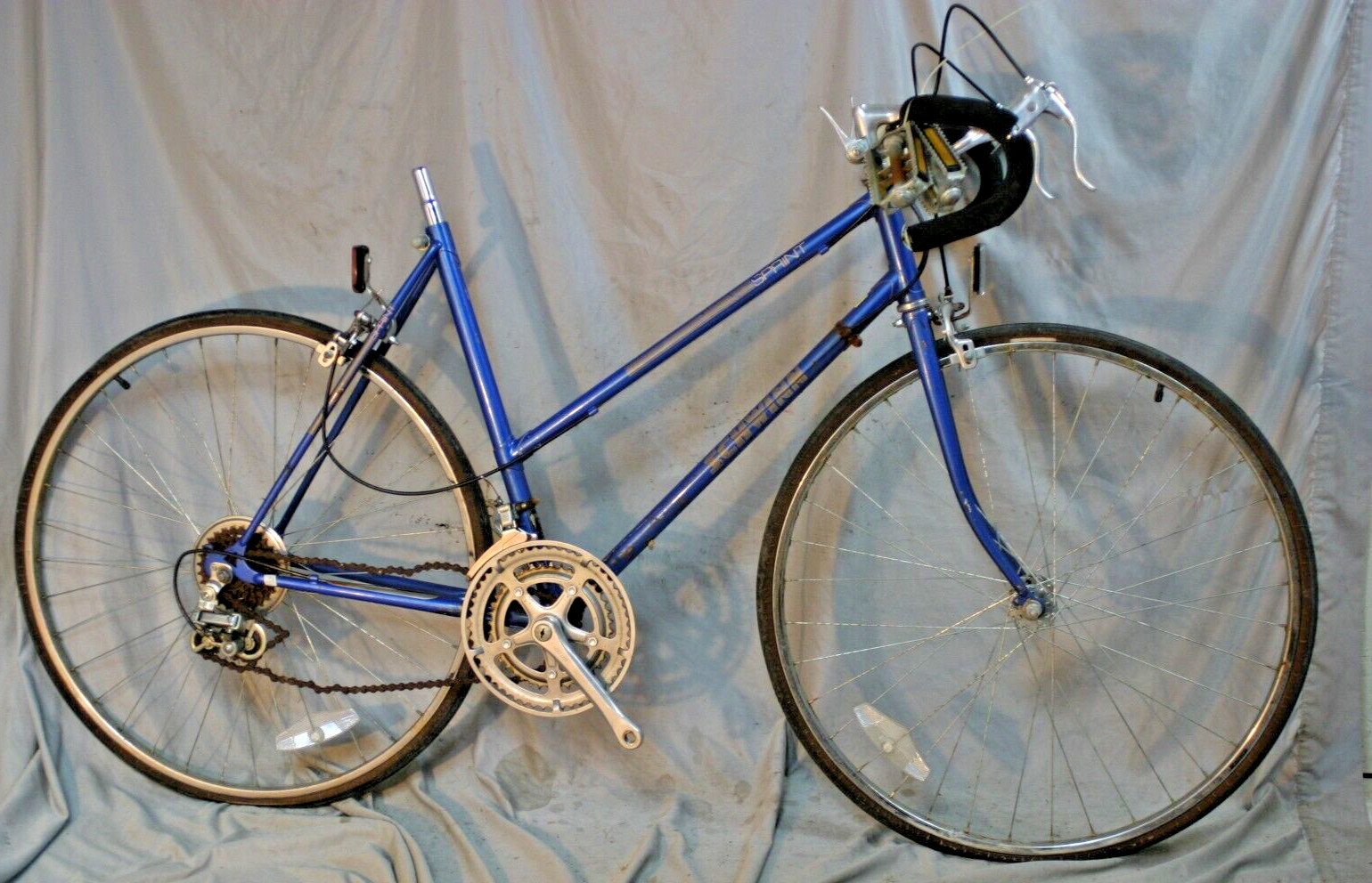 1983 Schwinn Sprint Touring Bike Small 53cm Blu Lugged Steel