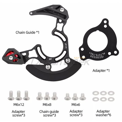 Bicycle Chain Guide Single Disc Mountain MTB Bike 32T-38T Protector System Plate - Picture 2 of 11