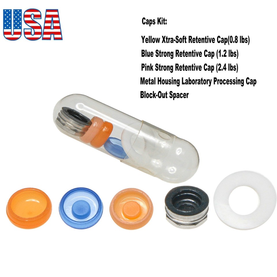 Stackable Cap Nesting Locators US Dental Retention Caps Implant Locator Core Tool Insertion Extraction ...