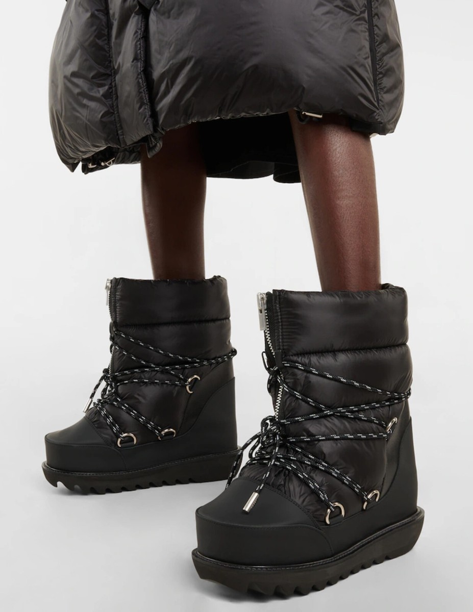 Sacai Calf Leather Snow Boots SIZE US10 | eBay Sacai Calf Leather Snow Boots SIZE US10 | eBay