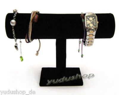 YUDU 1er Schmuckständer Schmuckhalter Armbandständer Uhrenständer Samt
