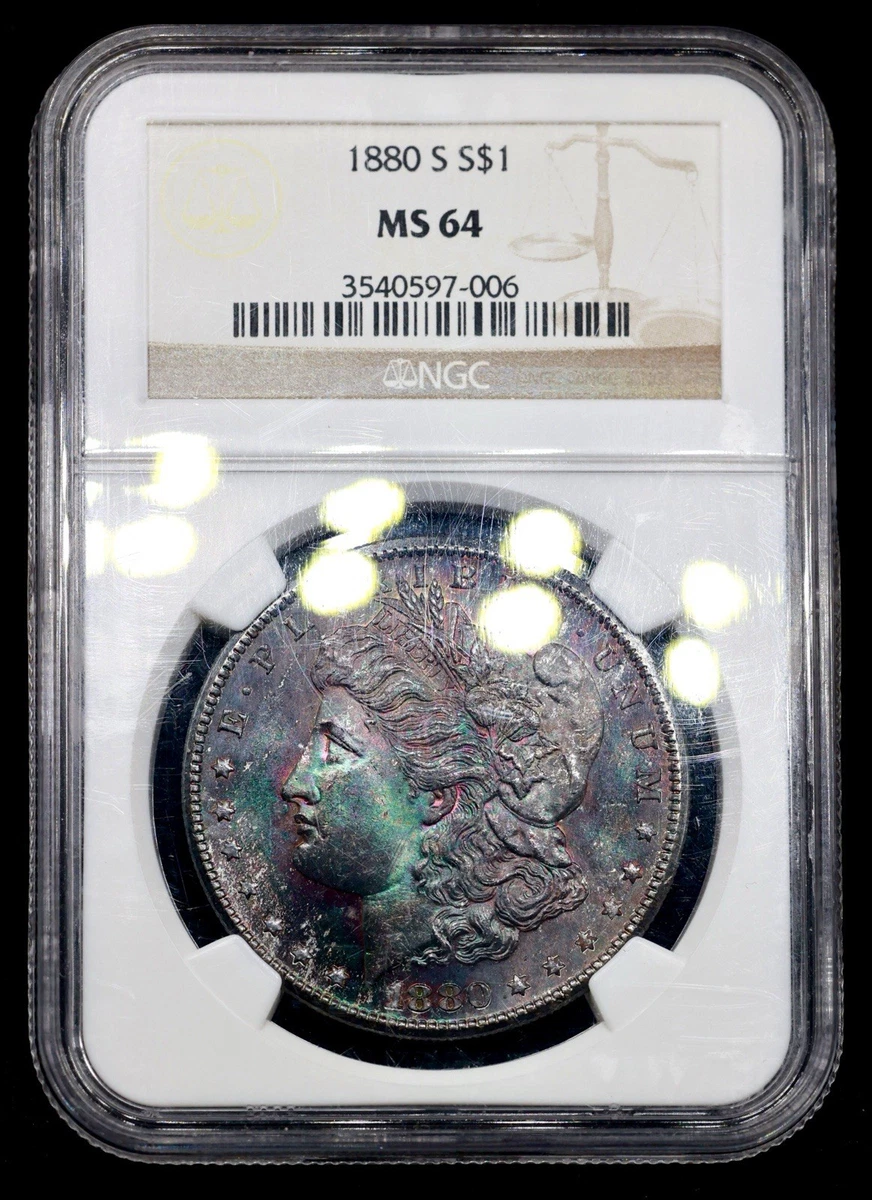 MS 64 Graded 1880 Year Morgan US Dollars (1878-1921) for sale | eBay