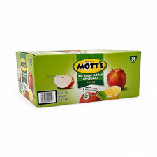 Mott's Natural Applesauce - Unsweetened 36-Pack 3.9oz Each