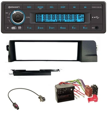 Continental MP3 DAB USB Bluetooth Autoradio für BMW 3er E46 Profiversion Quadloc - Bild 1 von 4