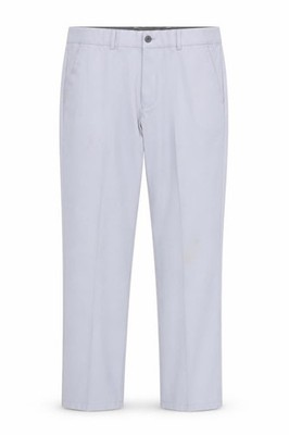 Druiden Herren Chino Hose Größe L Grau Freizeit Stretch Logo W36 L32