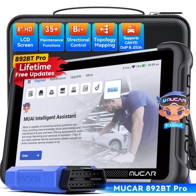 2026 New MUCAR 892BT PRO Diagnostic Tool Car Scanner With Topology Map J2534