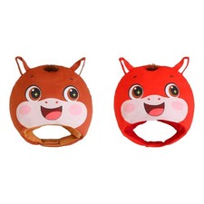 Plush Horse Hat Warm Lovely Party Cosplay Hat for Holiday Role Play Festival