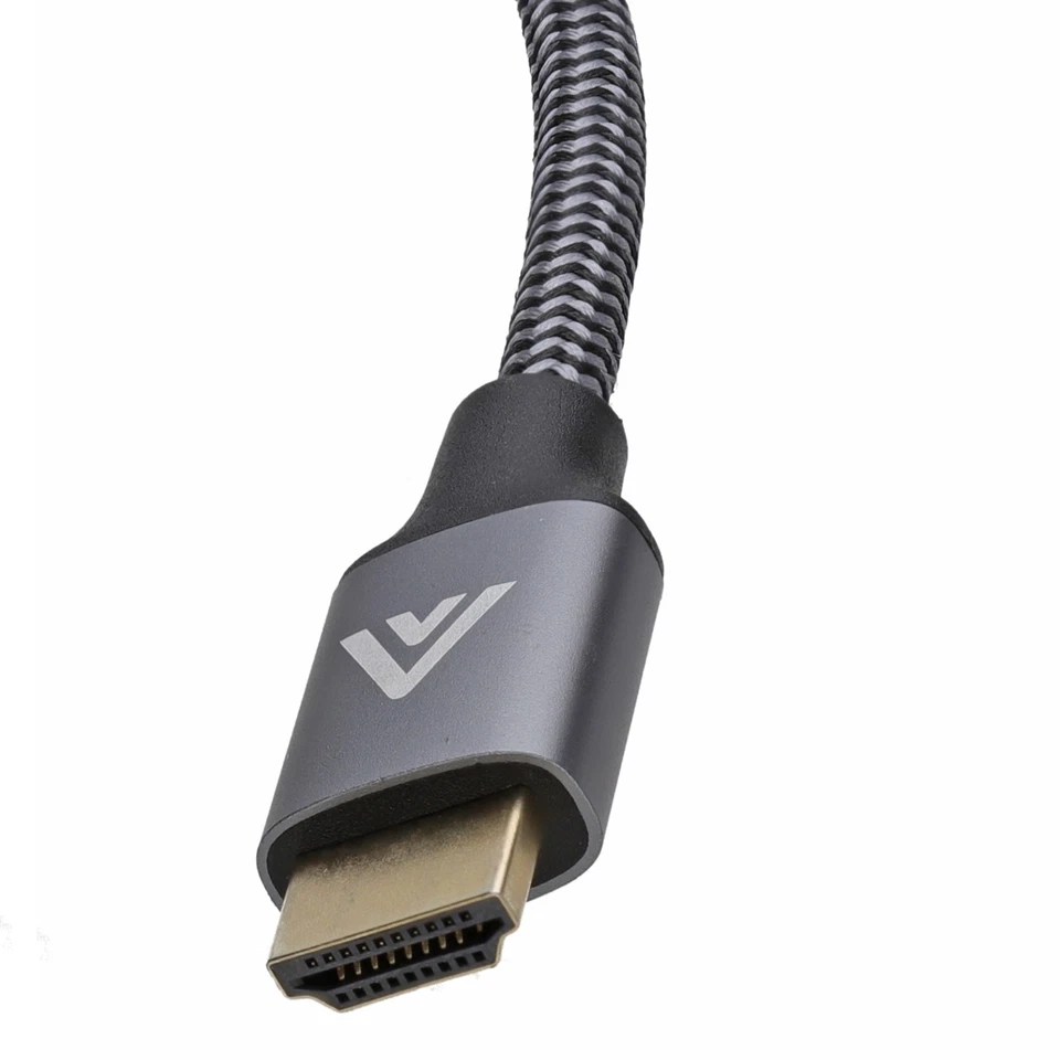 Braided HDMI 2.1 TV Cable Lead HDR 8K 60Hz 4K 120Hz 48Gbps eARC 0.5m/1m/2m/3m - Image 4 of 4