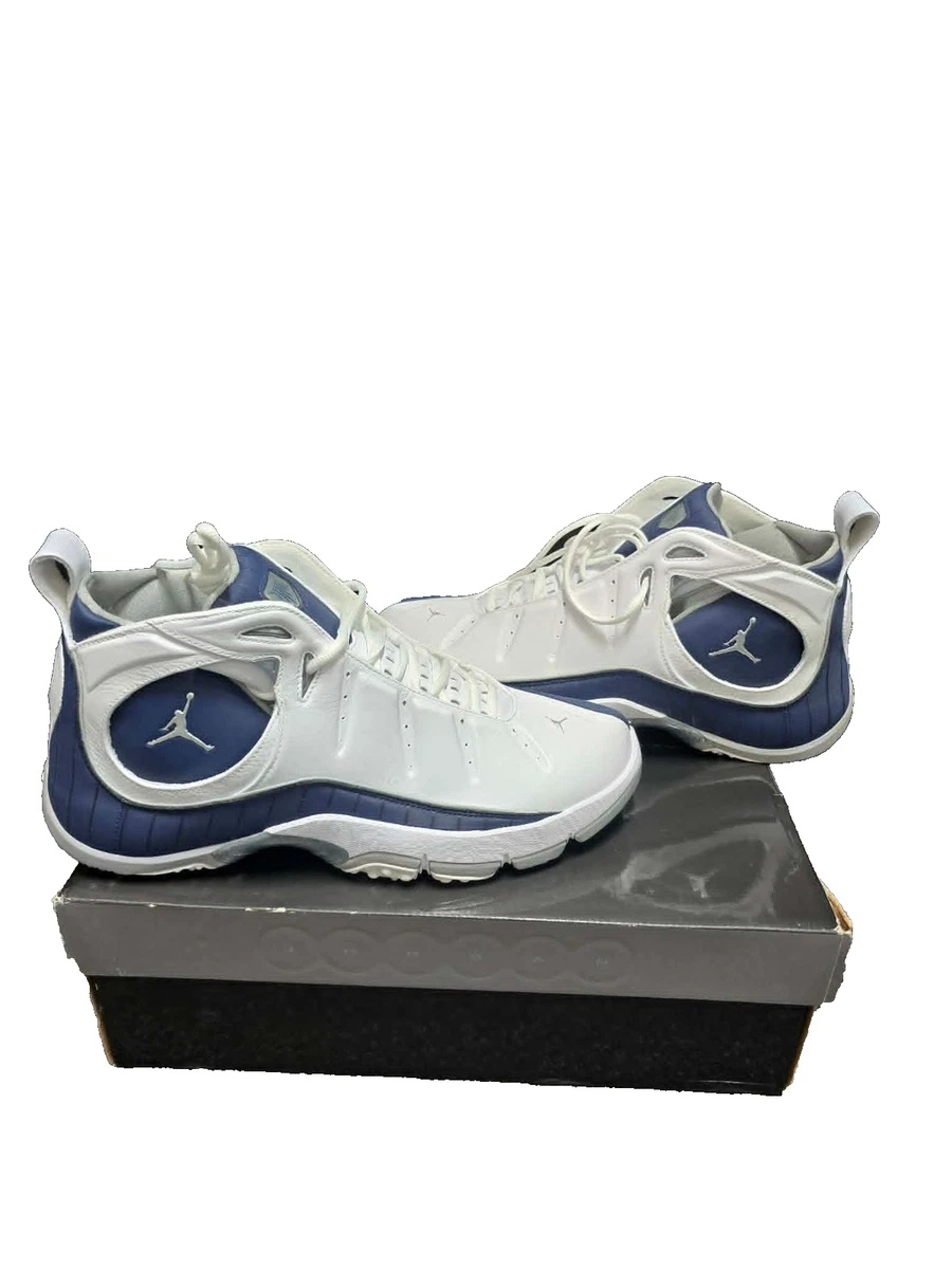 シューズ JORDAN JETER CLUTCH L CLEATS RE2PECT Jordan Jumpman Jeter Clutch White Midnight Navy for Sale