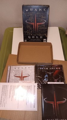 PC Quake Gold QUAKE 3 ARENA + TEAM ARENA Sealed
